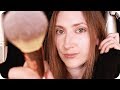 ASMR to Make You Sleepy ❤️ Face Brushing, Massage, Negative Energy Sweep, Whispers, Hair Brushing +