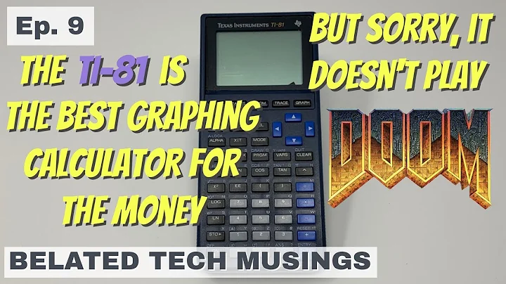 The TI-81 Is The Best Graphing Calculator For the Money--But It Doesn't Play Doom!: E9/R8