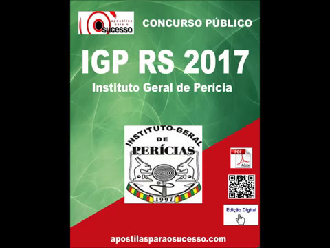 Apostila Perito Médico-Legista para o Concurso Igp Rs 2017