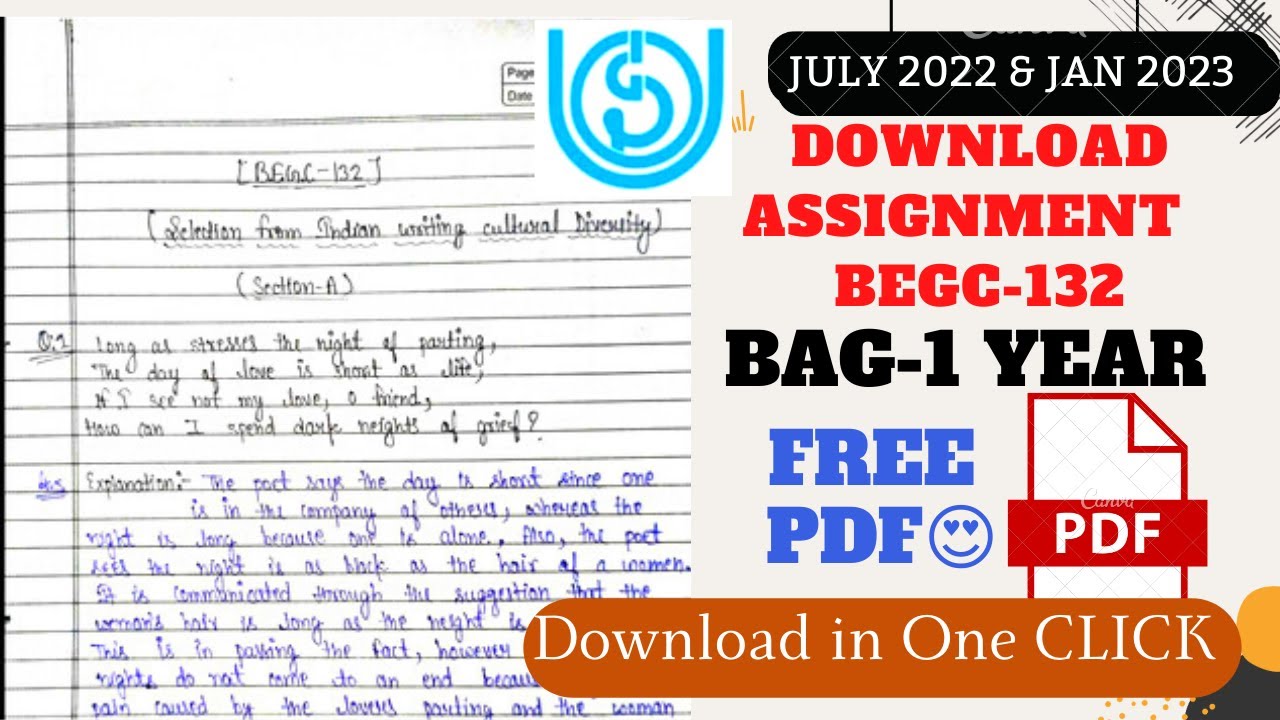 begc 132 solved assignment pdf download