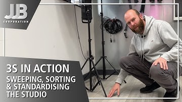 3S in Action - Sweeping, Sorting & Standardising the Studio - JJB Lean Academy