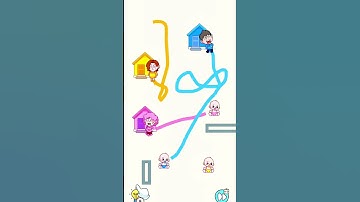 Help them go home, Draw to home fun game level 140#games#foryou#shorts