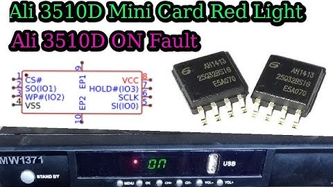 Ali3510D Mini card red light problem| Red Light no display| F1 F2 green go to red light problem