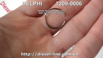 7209-0006 Delphi Пружина форсунки DAF CF75, CF85, XF105