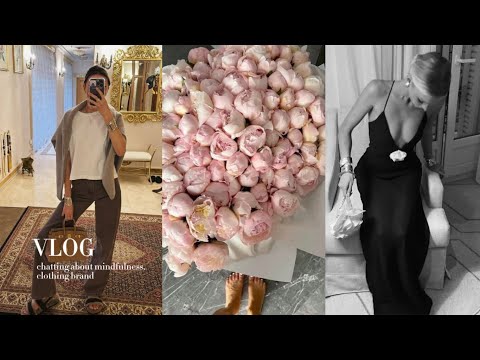 VLOG - сборы. Болтаем про осознанность, бренд одежды, апатию
