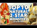 SUMMONERS WAR : TOP 10 2-STAR MONSTERS! (2016)