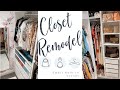 CLOSET REMODEL | SMALL WALK-IN CLOSET  | IKEA PAX CLOSET SYSTEM | CLOSET GOALS