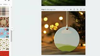 ornament mock up in canva tutorial / Drag & drop Mock Up, etsy mock up tutorial