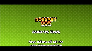 [Robbery Bob: Man of Steal Walkthrough] Secret Labs 10 - Secret Exit