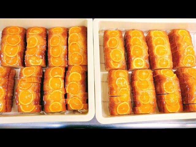 密着24時！オレンジパウンドケーキを大量に作るケーキ屋さんの１日