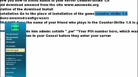 How to make your friend in your server cs 1.6  Admin.mp4