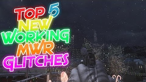 *NEW* TOP 5 AMAZING GLITCHES (NO CUSTOM CLASSES NEEDED) - MODERN WARFARE REMASTERED GLITCHES