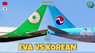 Eva Air Vs Korean Air Comparison 2021!