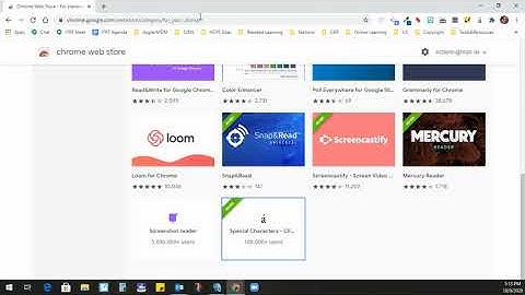 Chrome: Adding Special Characters Extension