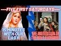 Fatima five first saturdays the institution of the holy eucharist 15 mins with our lady rosary