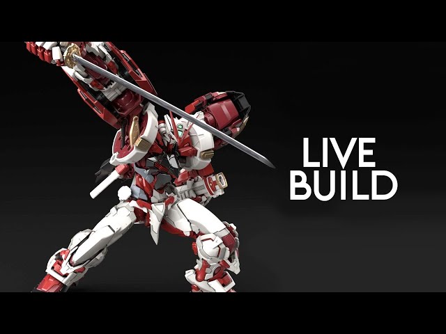 Hi-Res Gundam Astray Red Frame Powered Red LIVE BUILD! - YouTube