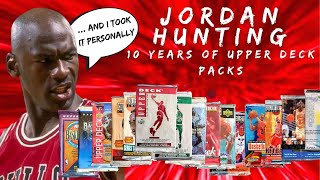 MICHAEL JORDAN HUNTING🔥So many HITS! 10 Years of Upper Deck Packs over the best decade of basketball