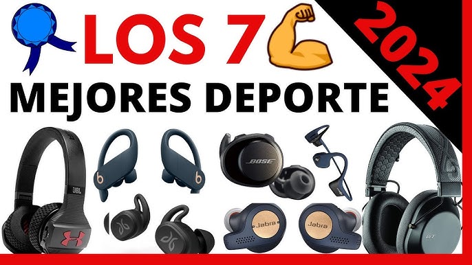 Hombre árabe joven deportivo con auriculares inalámbricos con