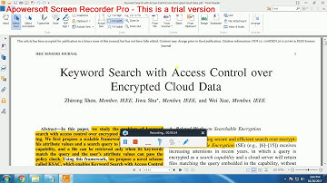 IEEE 2017-2018 JAVA PROJECTS Keyword Search with Access Control over