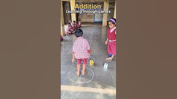 Addition - Learning through games | Numbers | Teacher Innovation Ideas #addition #maths #shorts #yt