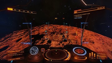 Elite: Dangerous - Planet landing (+ a little bug)