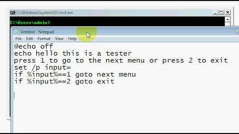 enviroment variables and user input in batch