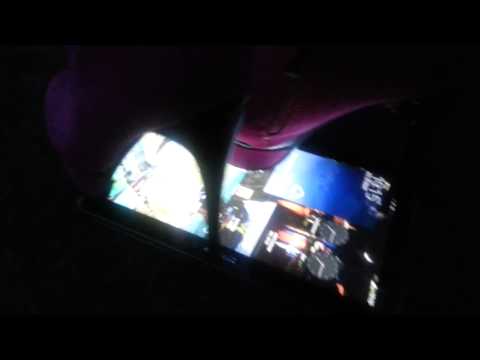Samsung Tab 10.1 crush at night under high heels