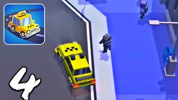 TAXI RUN - CRAZY DRIVER - Walkthrough Gameplay - PART 4(iOS/Android)