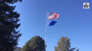 Feeling patriotic on the last day of filing in Minden, Nev.