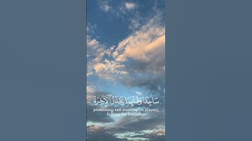 أمن هو قانت أناء الليل ساجدًا وقائمًا | من سورة الزمر 🩵| #سورة_الزمر #قرآن #تلاوة_خاشعة #نور_عباس