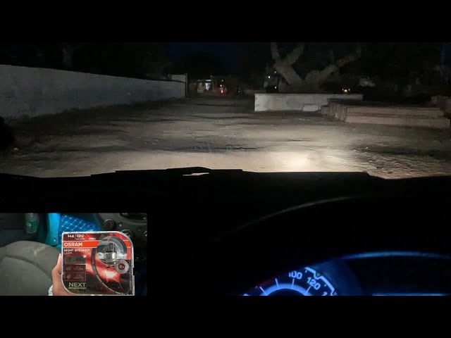 Osram Night Breaker Laser H4 55/60w, Another Sample video of OSRAM H4  NIGHT BREAKER LASER 12V 60/55W 4300K 2017 New Generation The Brightest  Halogen Automotive Car Bulbs P2.3k Free