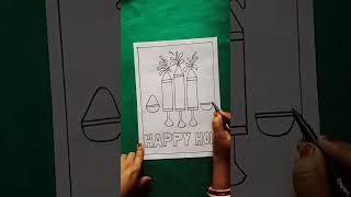 Holi drawing for kids