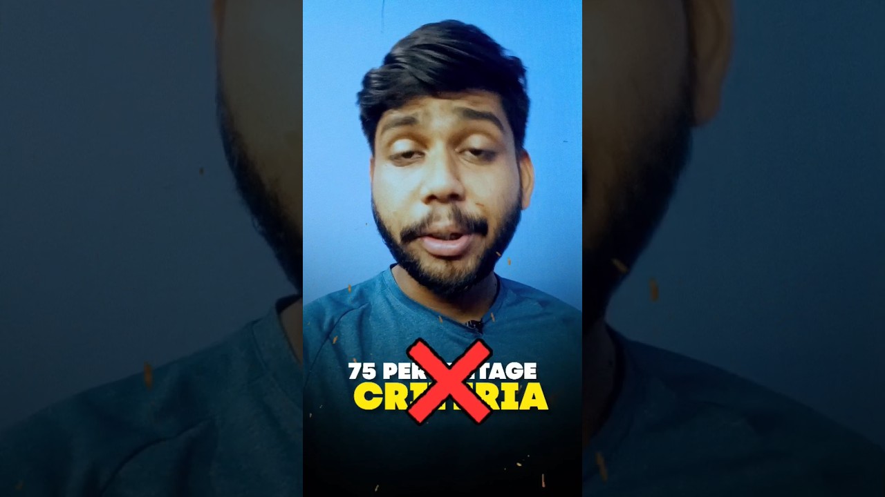 😱 75 Percentage criteria REMOVED ? ❌ JEE 2024 | JEE Mains 2024 JEE 2025 | IIT motivation 