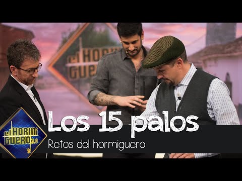 Melendi contra Don Rogelio en el reto de los 15 palos - El Hormiguero 3.0 Juega y Relájate: El Juego de los 15 Minutos