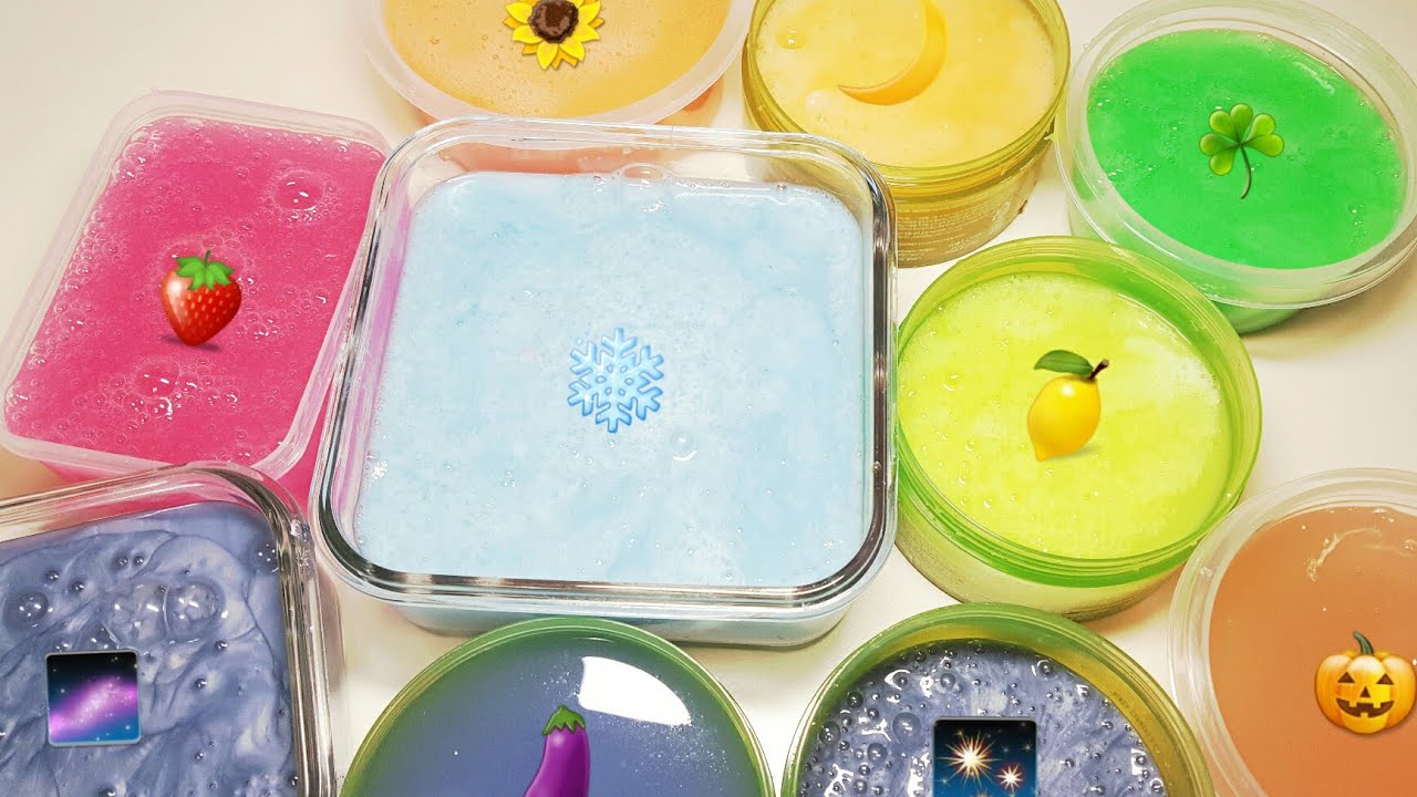 🌼 190000 🌼 투명액괴 & 마블링액괴 다섞어보자! | 액괴다섞기 | 액체괴물 | 뿌링클여러분 감사드리고 사랑해요 | 뿌직