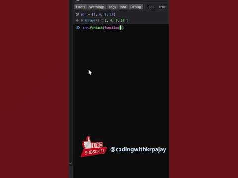 Array JavaScript - How array forEach method works? #javascript # ...