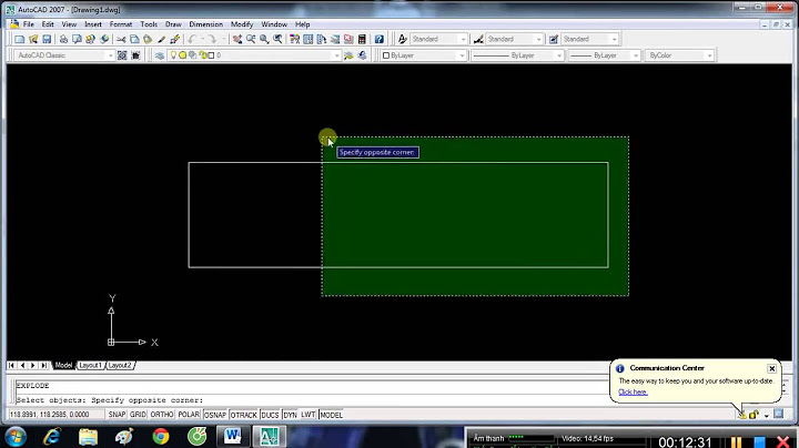 Hướng dẫn học vẽ autocad 2007 năm 2024