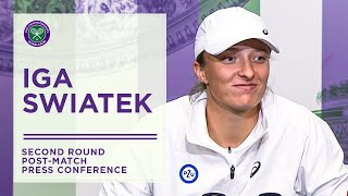 Iga Swiatek Post-Match Press Conference | Second Round | Wimbledon 2022