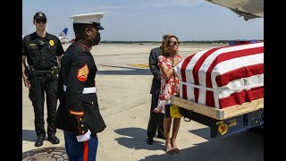 Dignified Transfer of 1st Lt Justin Green Mills U.S.M.C. MIA Betio, Tarawa KIA | November 20, 1943