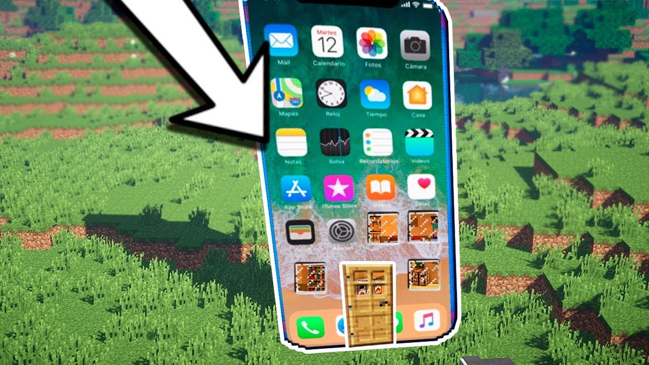 VIVIR DENTRO DE UN iPHONE X | Minecraft - YouTube