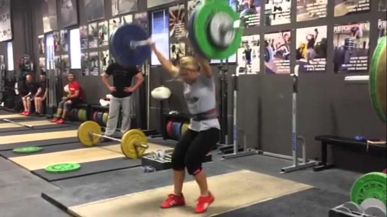Danielle Clean & Jerk 85 kg (187 lbs) at 53 kg Bodyweight
