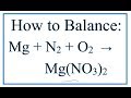 Balancing Chemical Equations Concepts