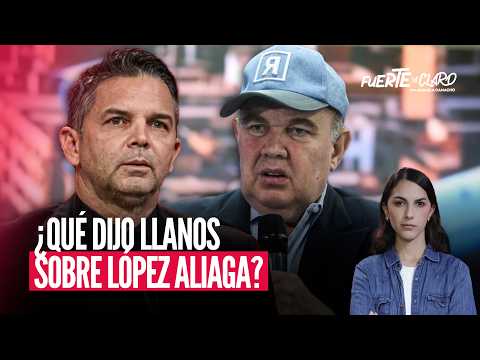 LUIS MIGUEL LLANOS QUESTIONS LÓPEZ ALIAGA: WHAT DID HE SAY ABOUT HIS POTENTIAL ELECTION? | FUERTE...