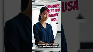 😯Computer Operator Salary in USA (Truth) #usa #usashorts #usatoday #shorts