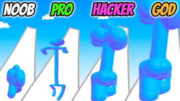 Sticky Blob - NOOB vs PRO vs HACKER vs GOD