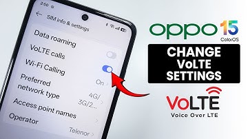 [ColorOS 15] How to Change Volte Setting on Oppo Mobile - Volte Call Setting