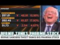 Bernie Sanders Tweet Tanks Big Pharma Stock