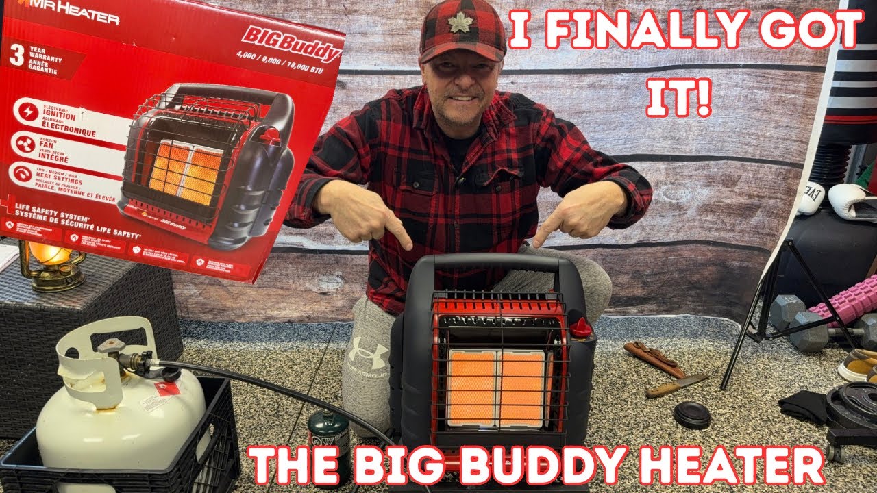 Распаковка, установка, впечатления и первые впечатления о новом обогревателе Big Buddy (с вентиля...