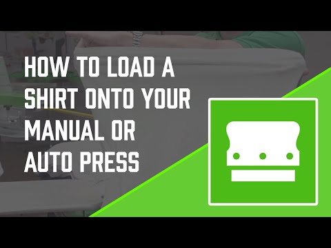 How To Load Een overhemd op uw Press