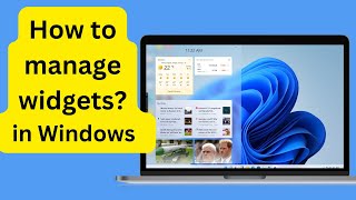 How to remove news feed in Windows 11 widgets panel | how to manage widgets in windows 11